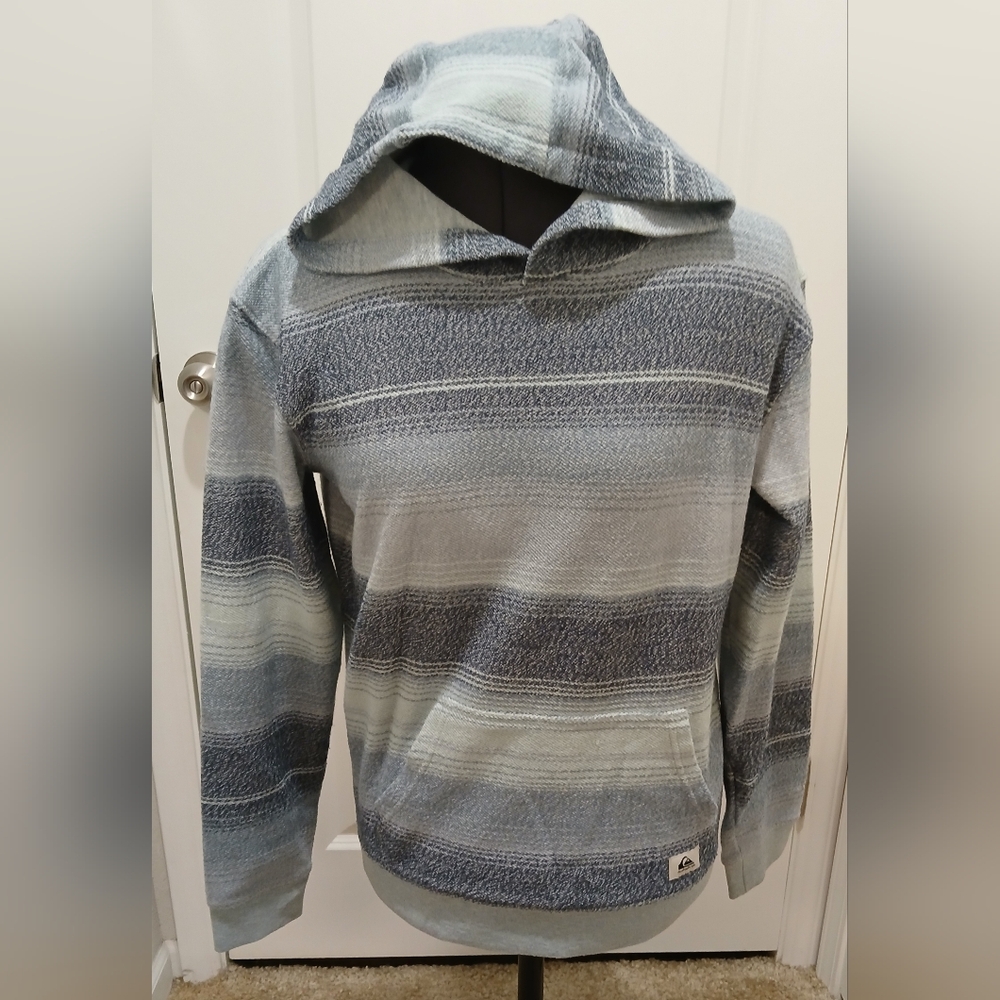 Quiksilver Blue Striped Hoodie - Picture 6 of 9